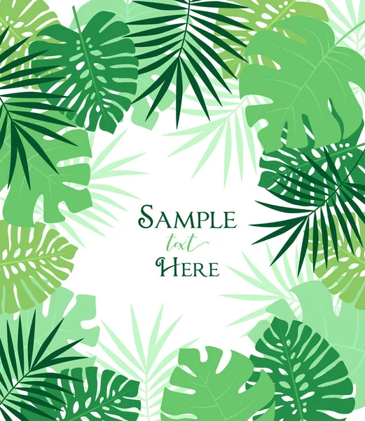 Palm leaf прикраса — стоковий вектор