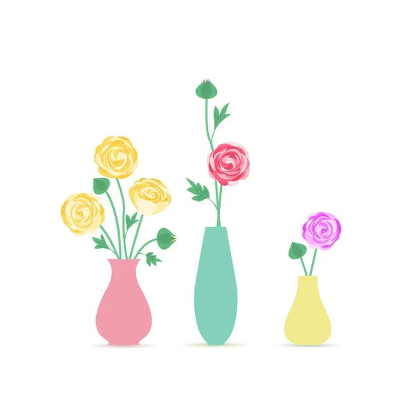 Vaso de flores —  Vetores de Stock