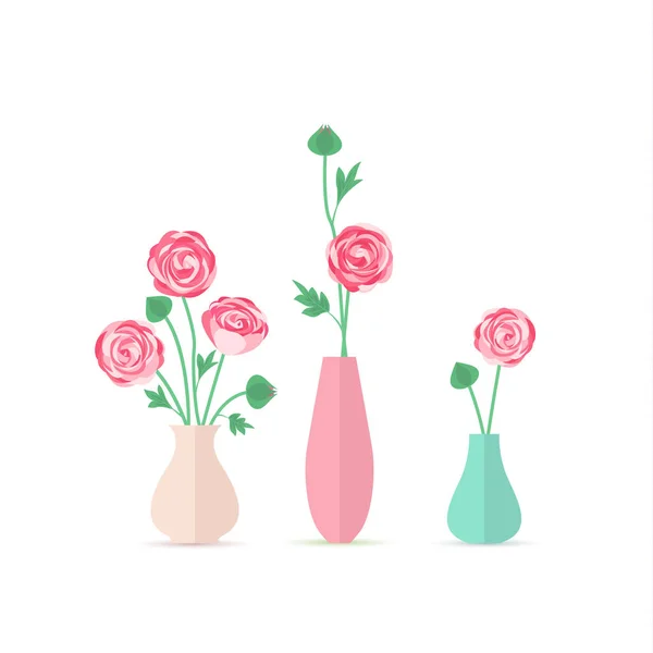 Vase de fleurs — Image vectorielle