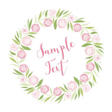 Vektör ranunculus çiçeği