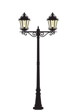 vektör sokak lambası