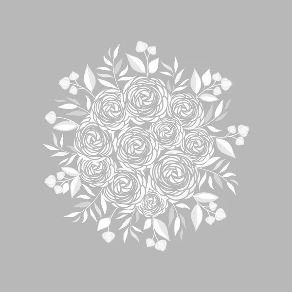 ベクトルランクラスの花 — ストックベクタ