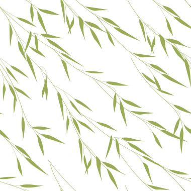 Bambu yaprakları seamless modeli