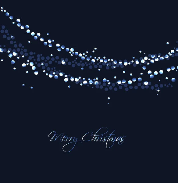 Lumières de corde de Noël — Image vectorielle