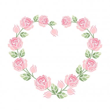 arka plan ile pembe güller