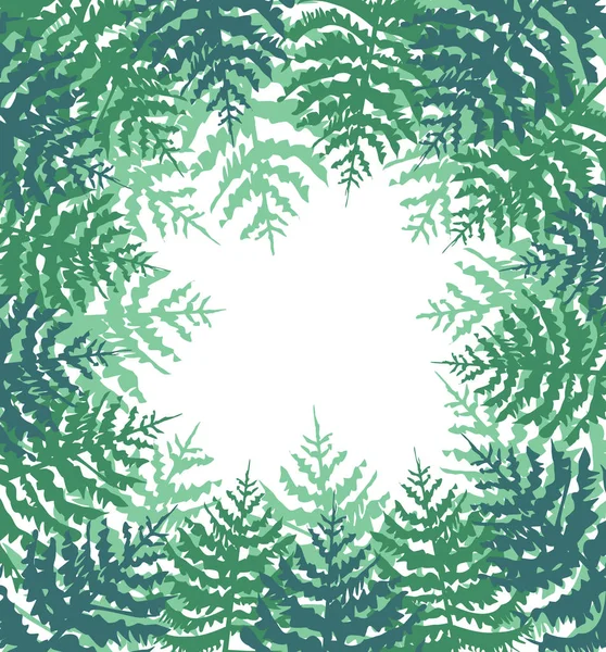 Fond avec des arbres verts — Image vectorielle