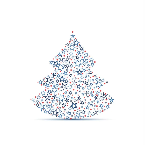 圣诞树装饰 — 图库矢量图片