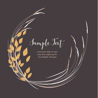 Dekorasyon sonbahar yaprakları