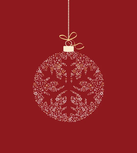 クリスマス ボールの装飾 — ストックベクタ
