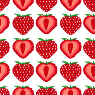 Çilek meyve seamless modeli