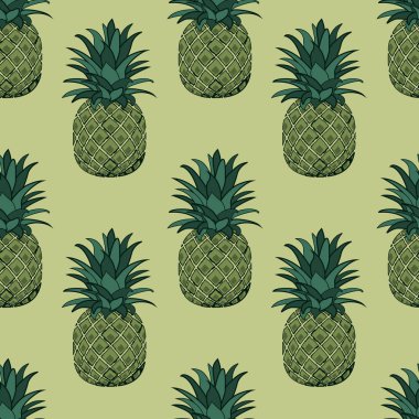 Ananas seamless modeli