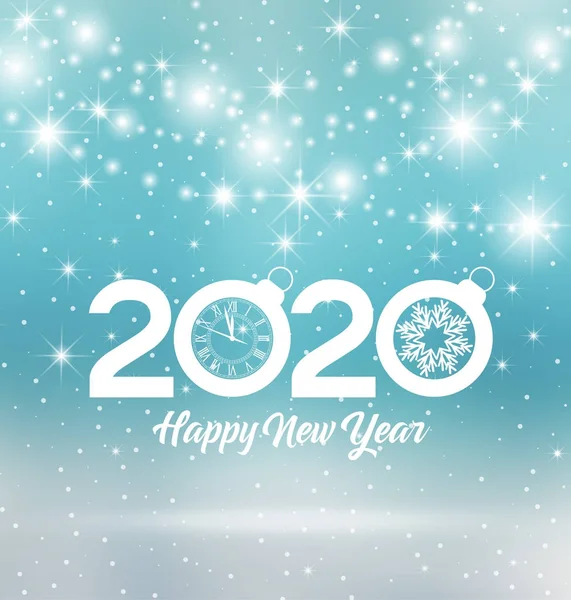 Mutlu yıllar 2020 — Stok Vektör