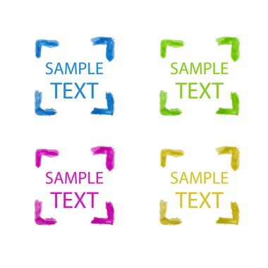 çerçeve boyalı suluboya