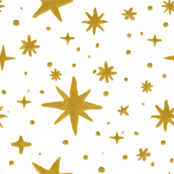Nahtlose Muster-Sterne — Stockvektor