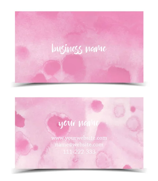 Business Card Template — Stock Vector