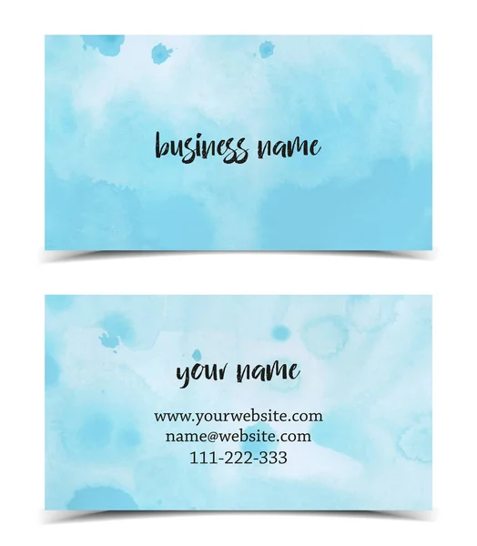 Business Card Template — Stock Vector