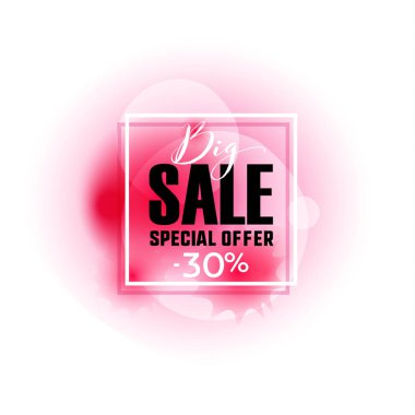 Büyük satış afişi