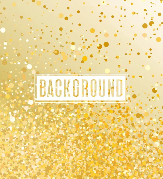 Vector illustration gold glitter light — Stock Vector