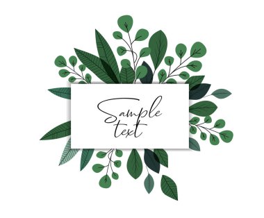 yaprakları ile doğal arka plan