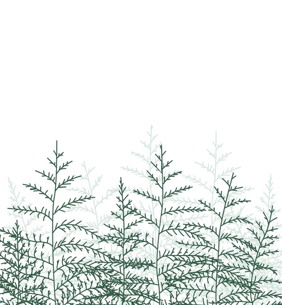 Natuurlijke achtergrond met bracken — Stockvector