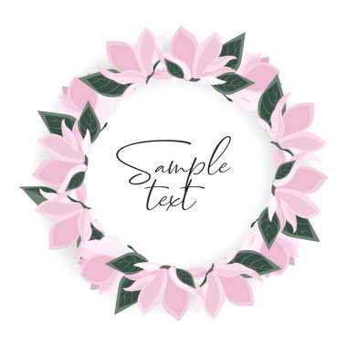 Vektör Manolya çiçek