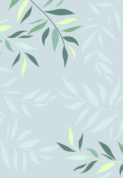 Branches vectorielles de feuilles — Image vectorielle