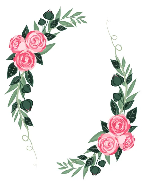 Vector Illustratie Van Ranunculus Bloem Decoratie Van Bloemen Een Achtergrond — Stockvector