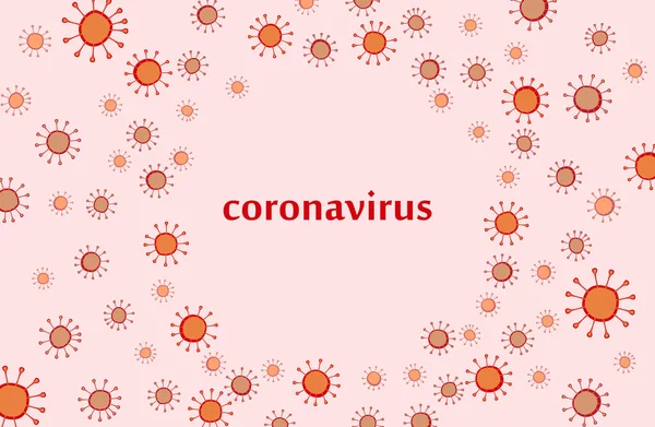 Φόντο Coronavirus 2019-nCoV — Διανυσματικό Αρχείο