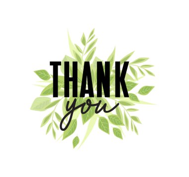 yaprakları ile tebrik kartı