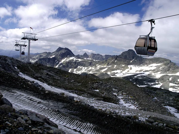 Teil Des Gebirgsmassivs Der Alpen Österreich Dem Teil Gelegen Der — Stockfoto