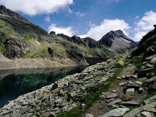 Parte Del Macizo Montañoso Los Alpes Situado Austria Parte Llamada —  Fotos de Stock