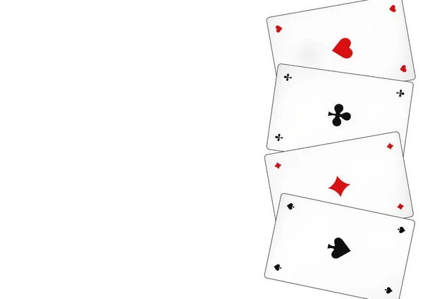 Playing Cards Called Piqued Cards Different Card Games Can Played — Stock Photo, Image