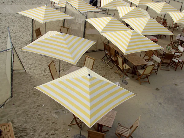 Strand Restaurants Snacks Zijn Beschikbaar Het Strand — Stockfoto