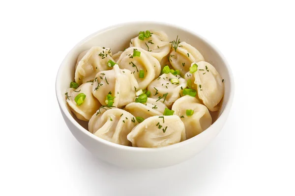 Bowl with tasty dumplings Royalty Free Stock Photos