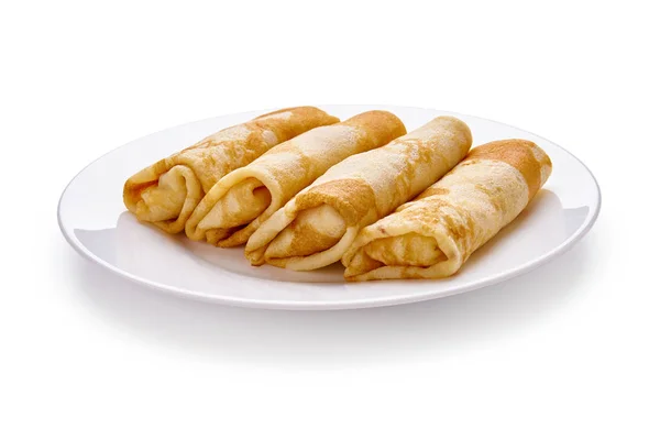 Beyaz arka plan üzerinde izole et ile Pancakes