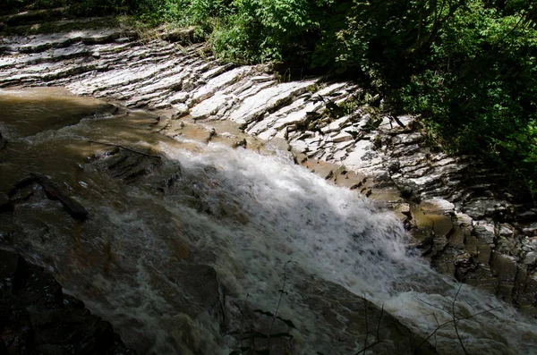 Prachtige watervallen Rufabgo. Adygea — Stockfoto