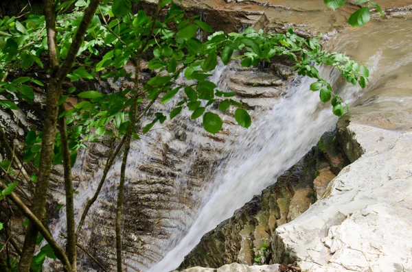 Beautiful waterfalls Rufabgo. Adygea — Stock Photo, Image