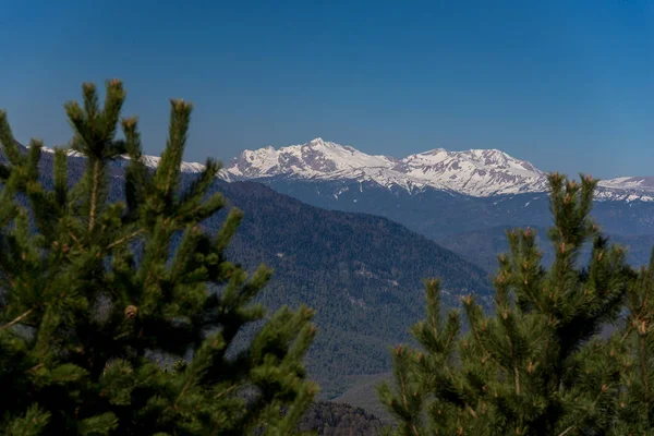 De bergketen van de grote Thach natuurpark — Stockfoto