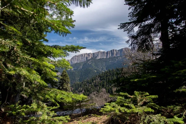 De bergketen van de grote Thach natuurpark — Stockfoto