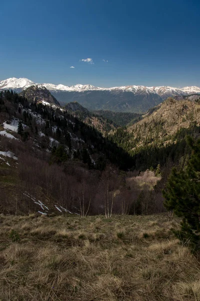 De bergketen van de grote Thach natuurpark — Stockfoto
