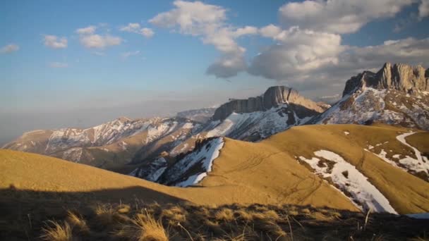 Mountain Range Big Thach Natural Park Adygea — Stock Video