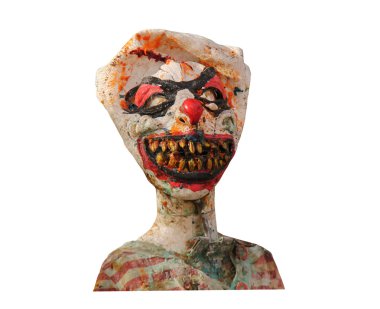 Clown Face Mannequin.