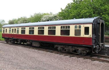 Demiryolu tren vagonu.