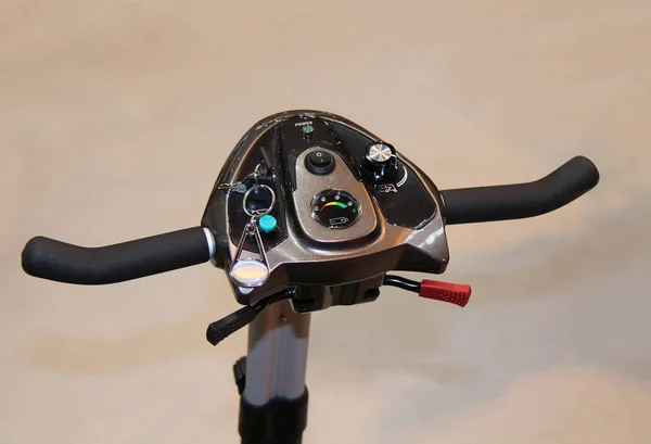 Electric Scooter Controls. — Stock Photo, Image