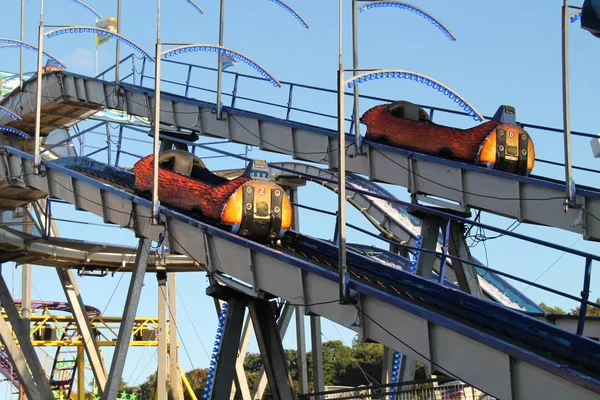 Log flume rit. — Stockfoto