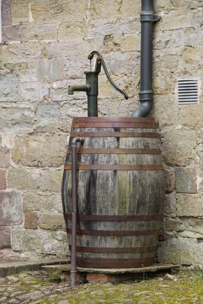 Barrel Water Butt. — Stock Fotó