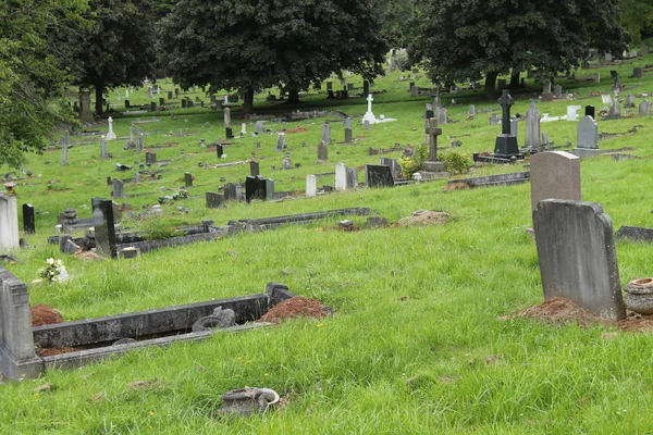 Large City Cemetery. — Stock Photo, Image