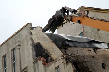 Bir yıkım kapmak başkanı.