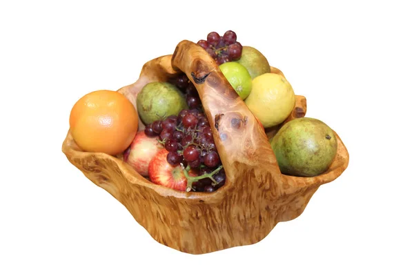 Blandning av färsk frukt. — Stockfoto