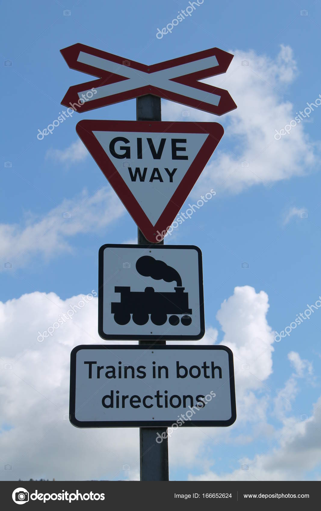 Railway Level Crossing Stock Photo Image By C Daseaford Railway Level Crossing Stock Photo Image By C Daseaford